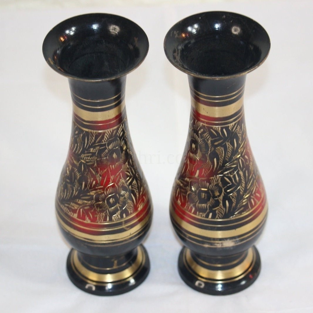 Brass Vase Decor-Samaghri
