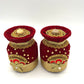 DAHI THEKI (Decorated Wooden Curd Container)