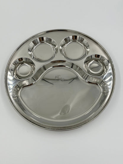 Khande Thaal Sectioned Steel Dinner Plate Kitchen & Dining-Samaghri